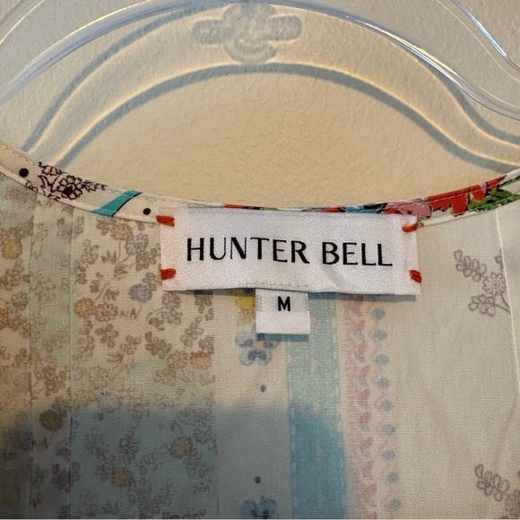 Hunter Bell Wilkes cotton mini dress in patchwork quilt print - Picture 7 of 10